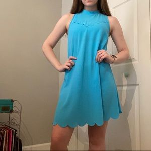 Bright blue Belk dress